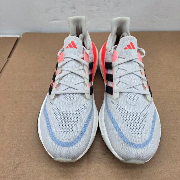 adidas UltraBoost Light White Orange HQ6351 BOOST Running Men’s Size 10 - Picture 2 of 15